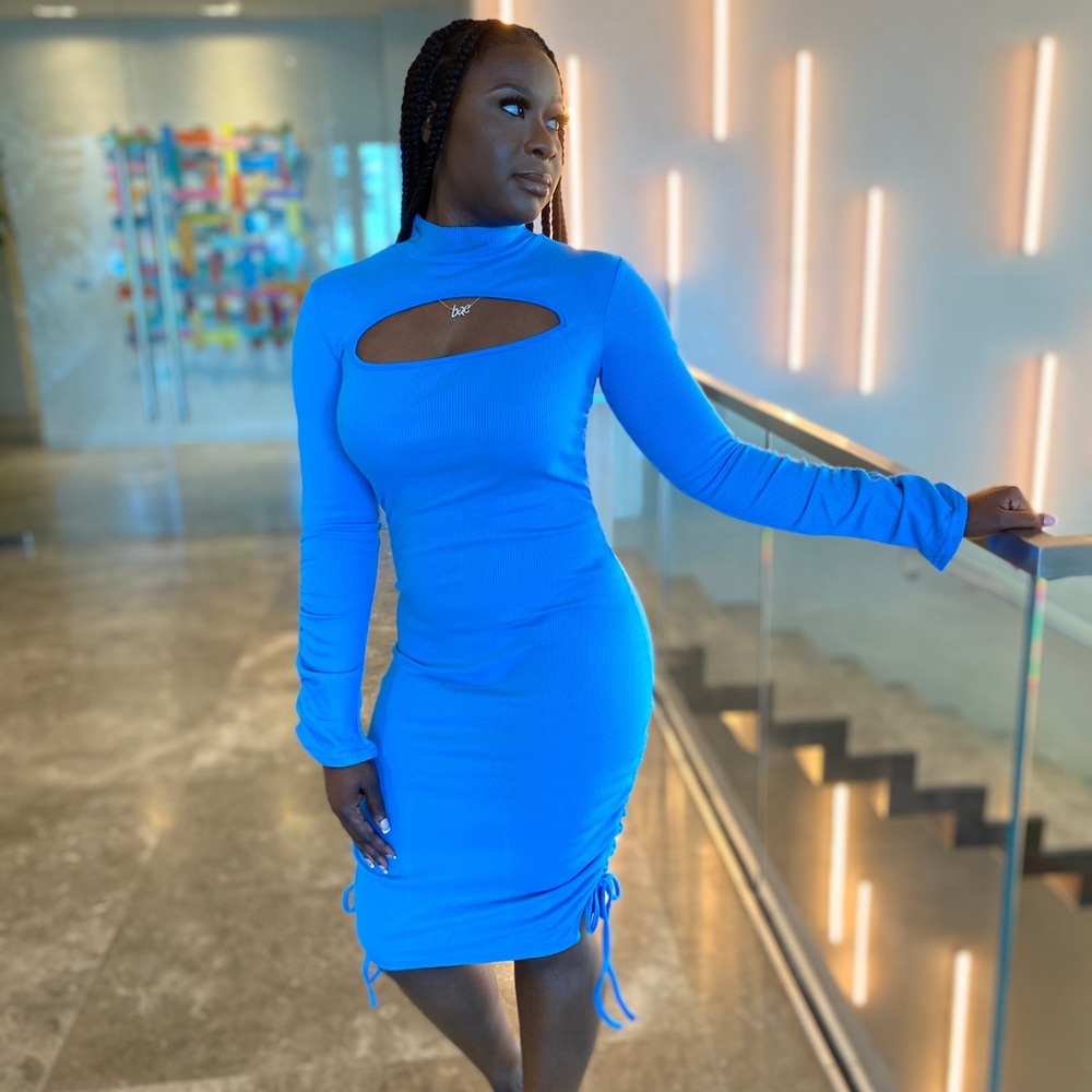 Blue dress